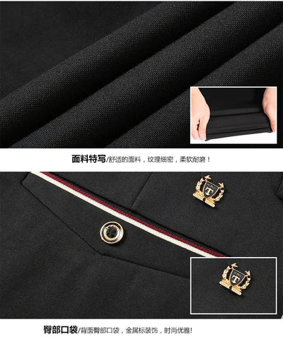 2019 Official Business Casual Suit Pants For Men Fashion Long Pants Male Cotton Solid Wedding Dress Slim Fit Plus Big Size 28-40