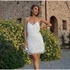 Ueteey 2024 Summer Pink Party Dress Evening Luxury Women Clothes Tassel Fringed Sexy Bodycon Dress Club Outfits Vestidos