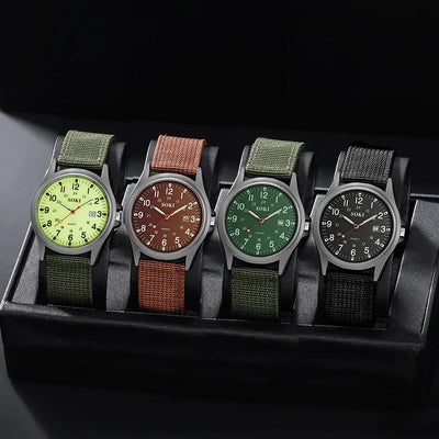 Best Selling Nylon Watches Men's Fashion Sports Quartz Wristwatch Male Classic Luminous Clock Gift Relogio Masculino Relojes